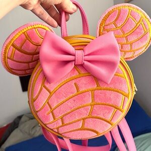 Pink Concha Loungefly Backpack